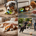 Durable Squeaky Muscle Buddy Dog Toy