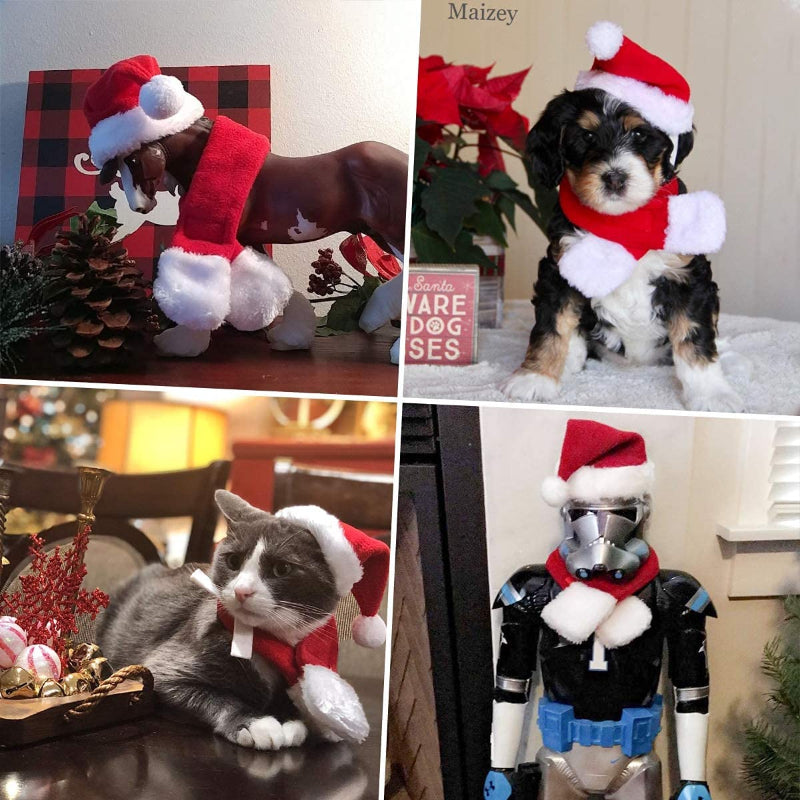 Pet Holiday Hat: Santa, Birthday, Halloween, Christmas, Leprechaun & Sailor Costumes