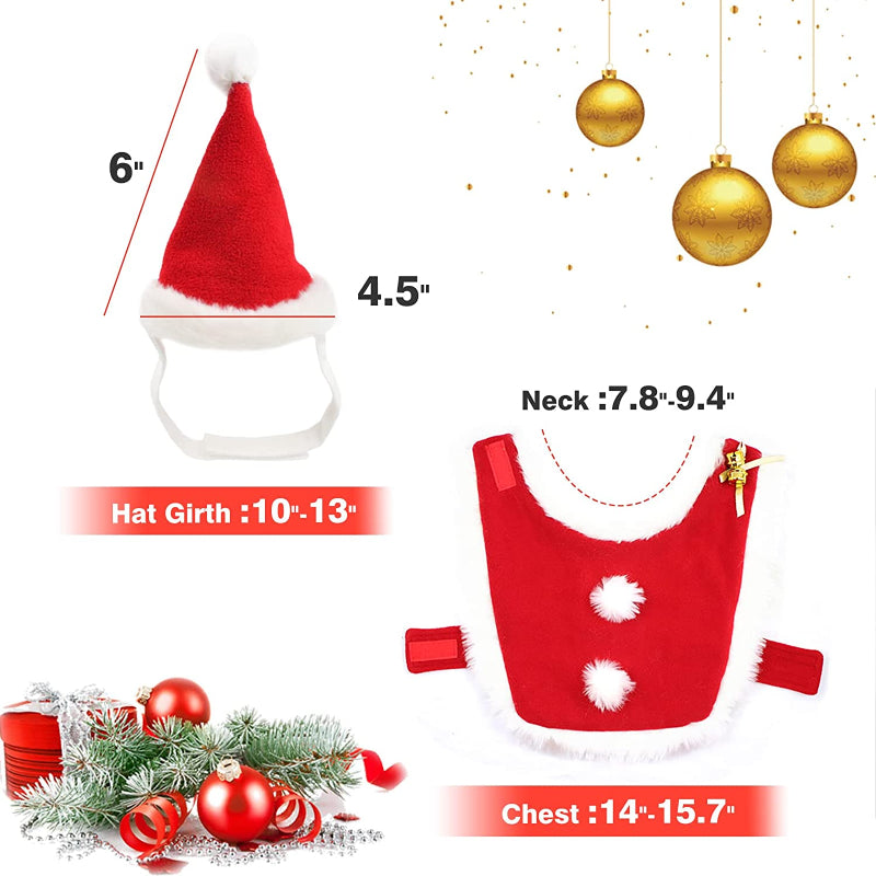Pet Holiday Hat: Santa, Birthday, Halloween, Christmas, Leprechaun & Sailor Costumes