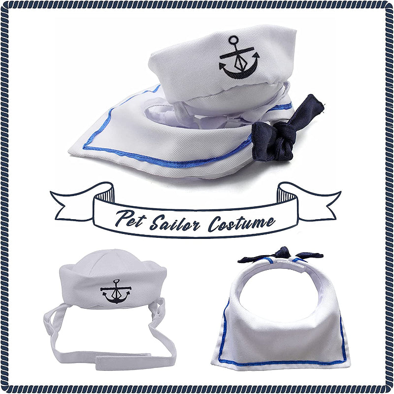 Pet Holiday Hat: Santa, Birthday, Halloween, Christmas, Leprechaun & Sailor Costumes