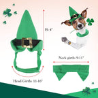 Pet Holiday Hat: Santa, Birthday, Halloween, Christmas, Leprechaun & Sailor Costumes