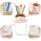 Pet Holiday Hat: Santa, Birthday, Halloween, Christmas, Leprechaun & Sailor Costumes