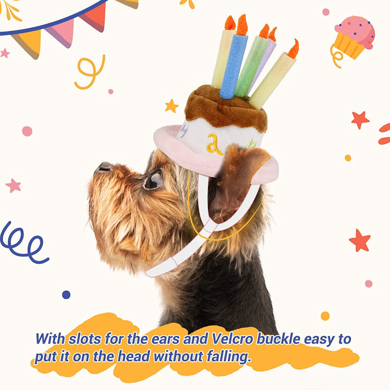 Pet Holiday Hat: Santa, Birthday, Halloween, Christmas, Leprechaun & Sailor Costumes