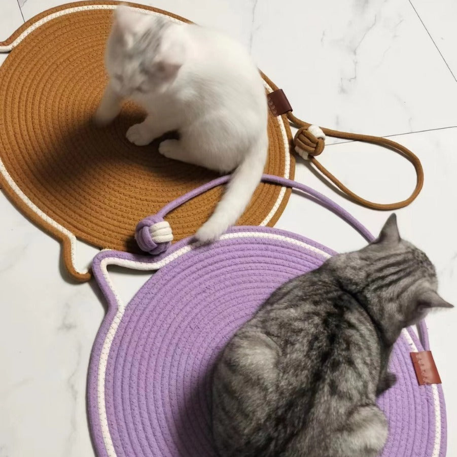 Cat Scratching Rug – Natural Sisal Double-Sided Scratcher for Indoor Cats
