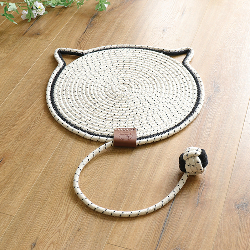 Cat Scratching Rug – Natural Sisal Double-Sided Scratcher for Indoor Cats