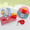 3-in-1 Pet Harness Set with Sun Hat & Leash — UV-Protective, Breathable & Photo-Ready