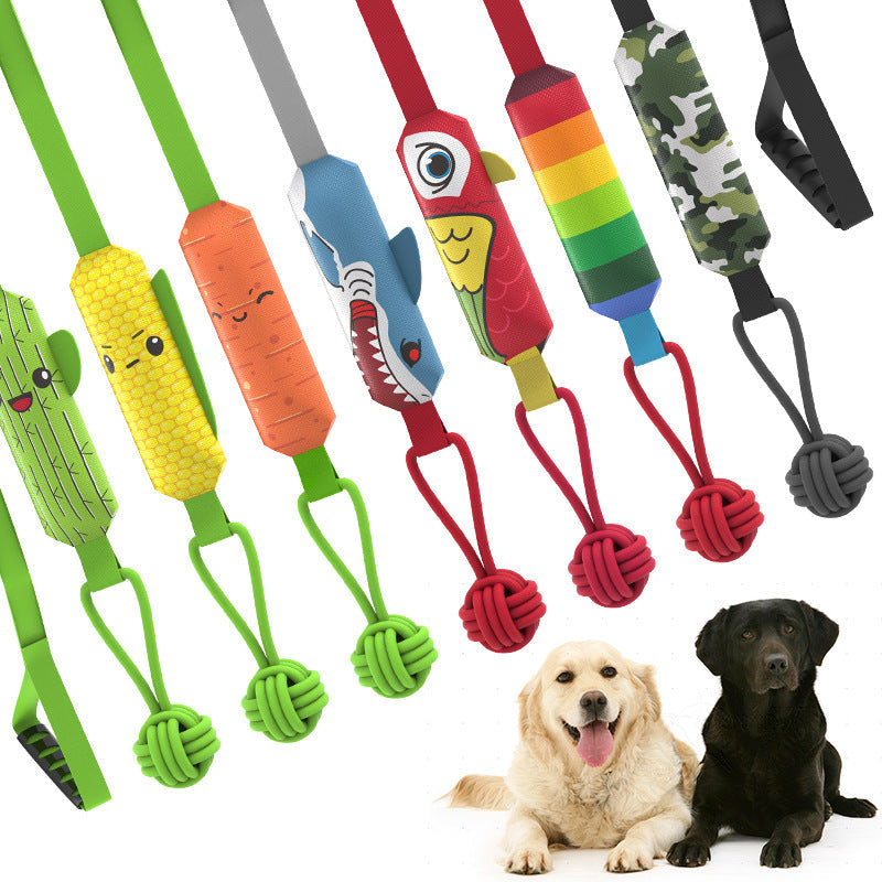 Interactive Dog Tug Toy – Fun Animal Designs for Chewers & Pullers