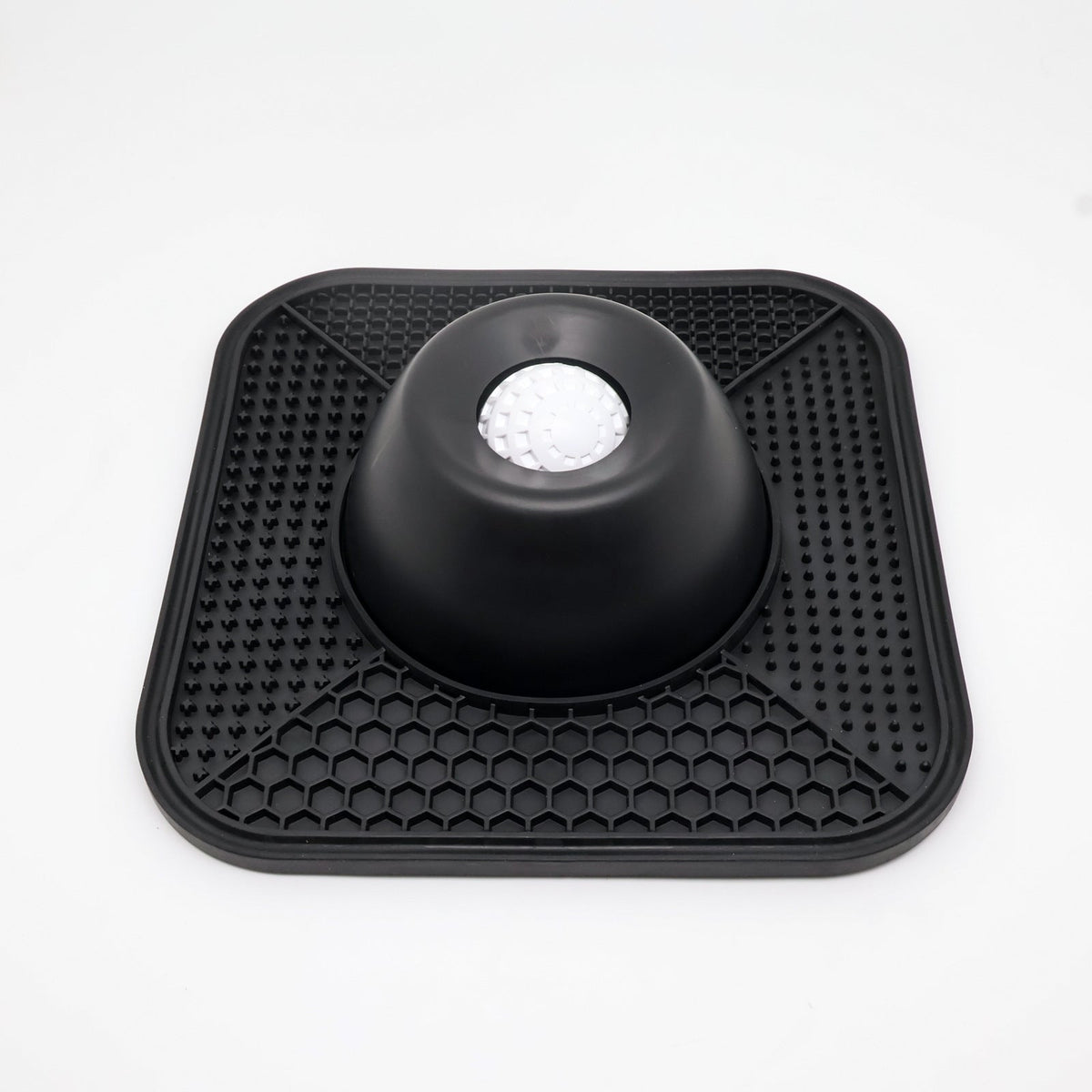 2-in-1 Slow Feeder Dog Bowl with Removable Lick Mat