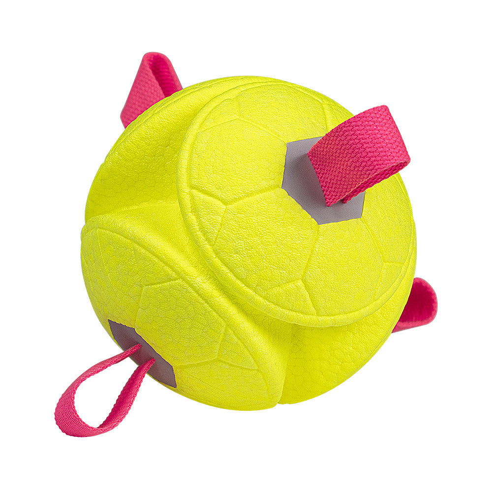 Eco-Friendly Indestructible Dog Ball – Bite-Resistant Tug & Fetch Toy