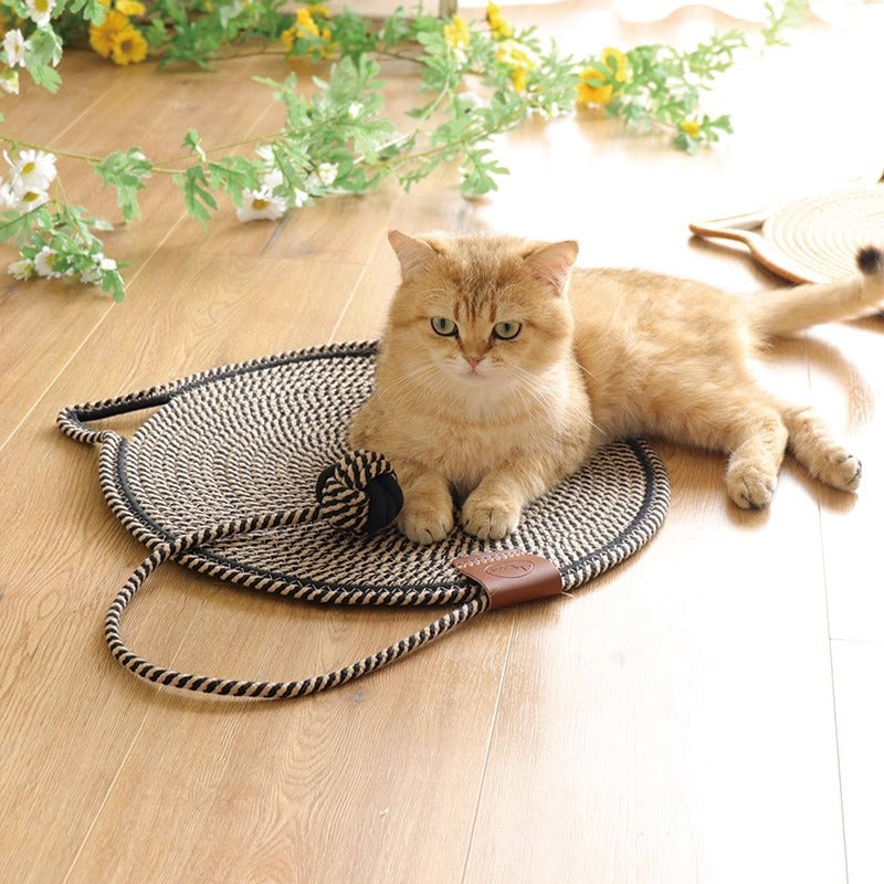 Cat Scratching Rug – Natural Sisal Double-Sided Scratcher for Indoor Cats