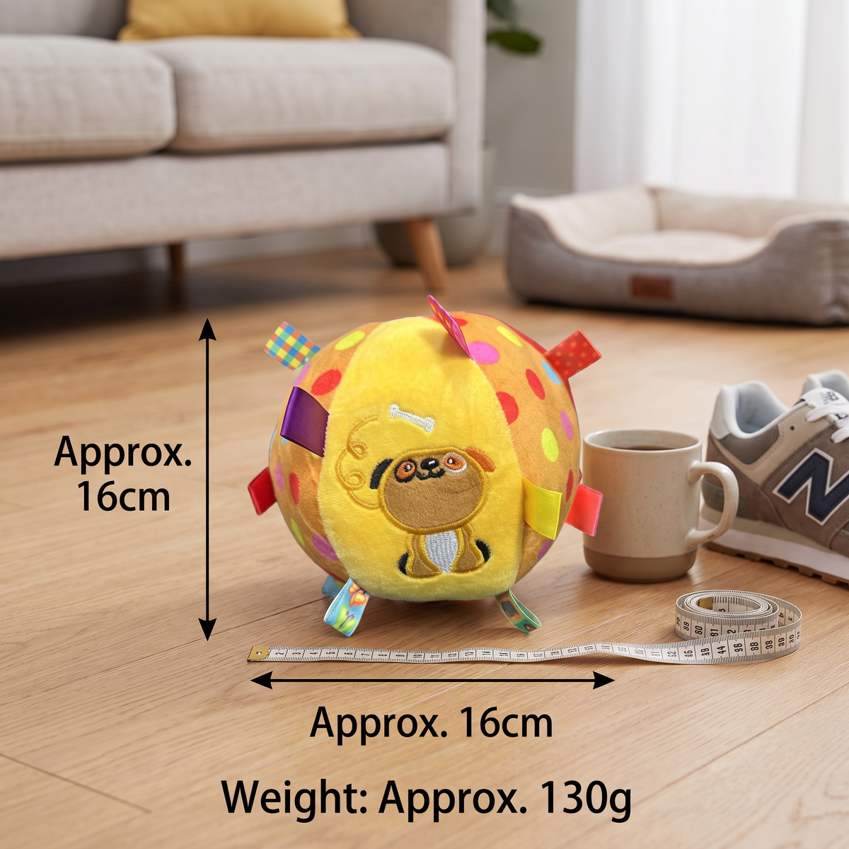 Interactive Hanging Dog Ball Toy with Bouncy Elastic Rope & Mounting Hook