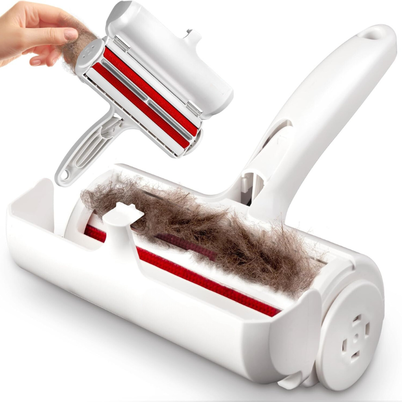 Portable Pet Hair Remover – Works on Couches, Carpets, Clothes & More!