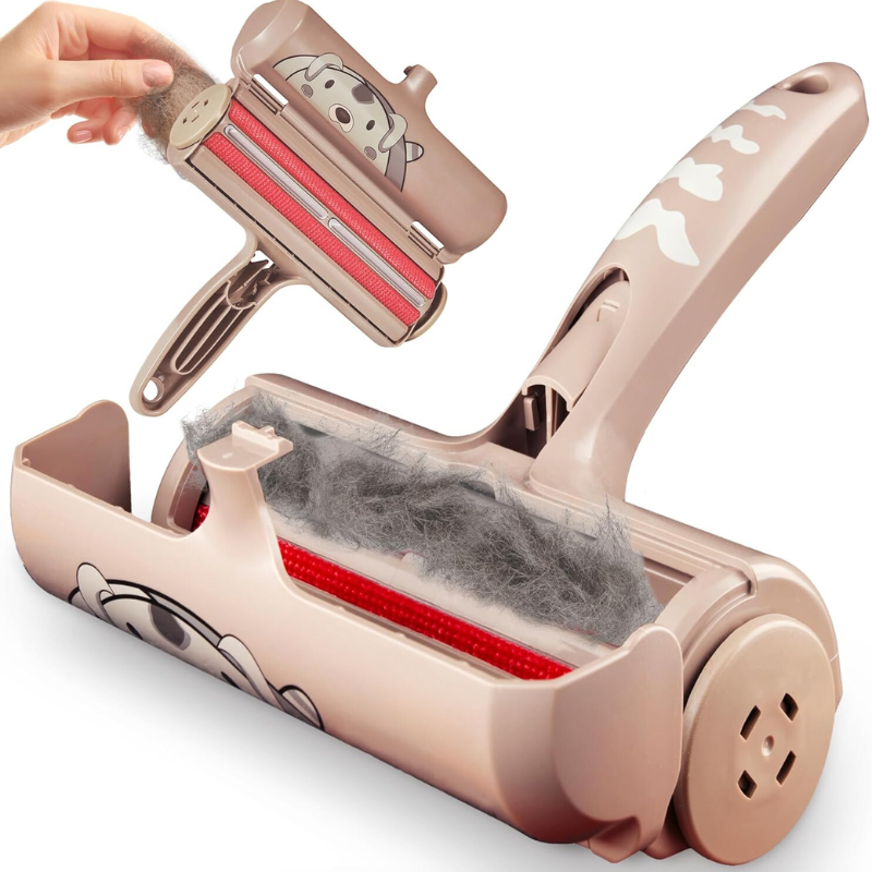 Portable Pet Hair Remover – Works on Couches, Carpets, Clothes & More!
