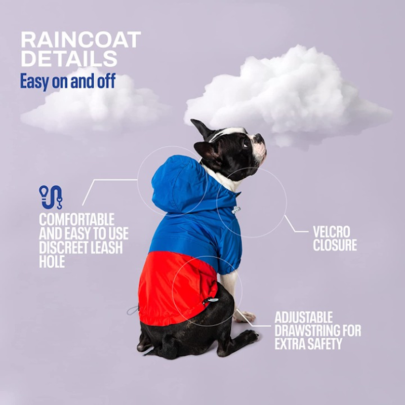 Adjustable Dog Raincoat with Hoodie – Waterproof, Breathable & Skin-Friendly