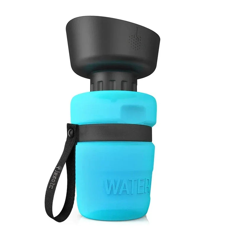 Foldable Dog Water Bottle with Built-In Bowl – WaterPaws