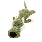 Squeaky Plush Dog Toys for Small & Medium Dogs — Fun Cartoon Animal Chew Toys