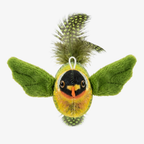 Self-Entertaining Realistic Chirping Plush Bird Cat Toy