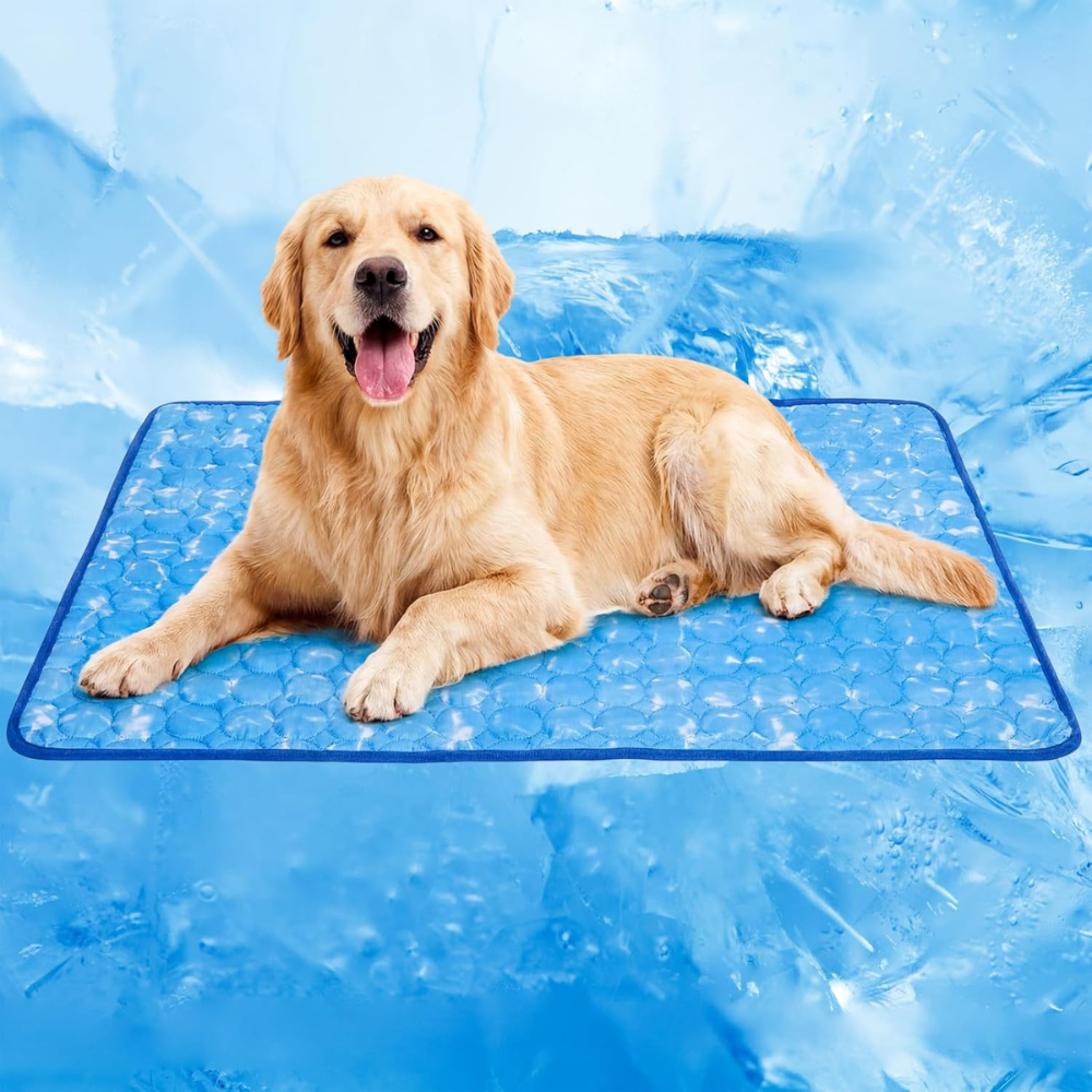 Summer Cooling Pet Bed Mat – Instant Chill Dog Mat for Indoors & Outdoors
