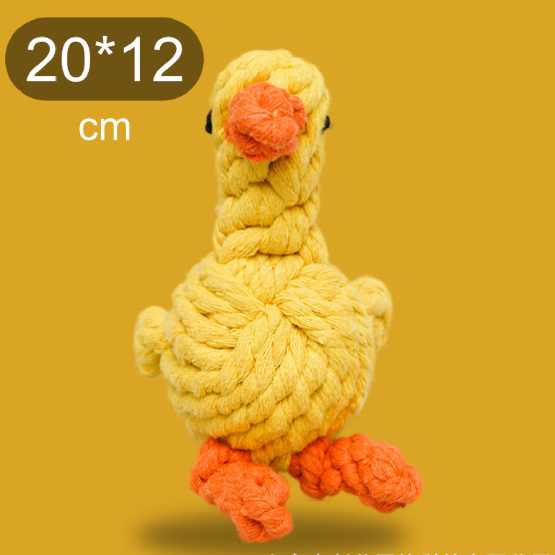 Carrot Cotton Rope Chew Toy for Dogs – Fun, Healthy & Durable!
