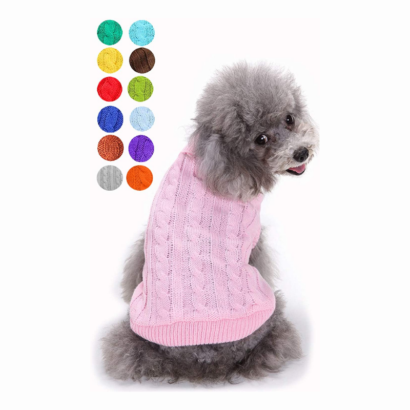 Cozy Knit Dog Sweater – Warm, Soft & Adorable Winter Pullover for Small Dogs & Cats