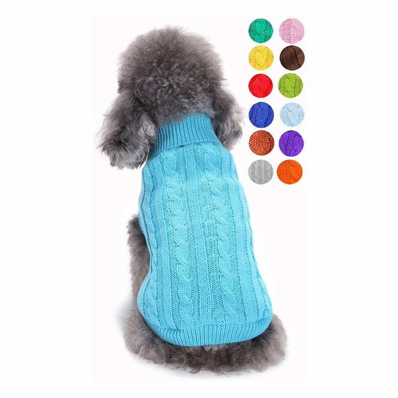 Cozy Knit Dog Sweater – Warm, Soft & Adorable Winter Pullover for Small Dogs & Cats