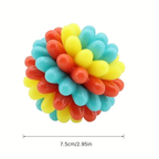Colorful Bumpy Dog Chew Ball – Fun, Durable Toy for Chewing & Play
