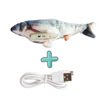 Interactive Wriggly Fish Dog Toy – Motion-Activated, Rechargeable Pet Toy