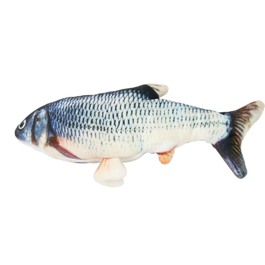 Interactive Wriggly Fish Dog Toy – Motion-Activated, Rechargeable Pet Toy