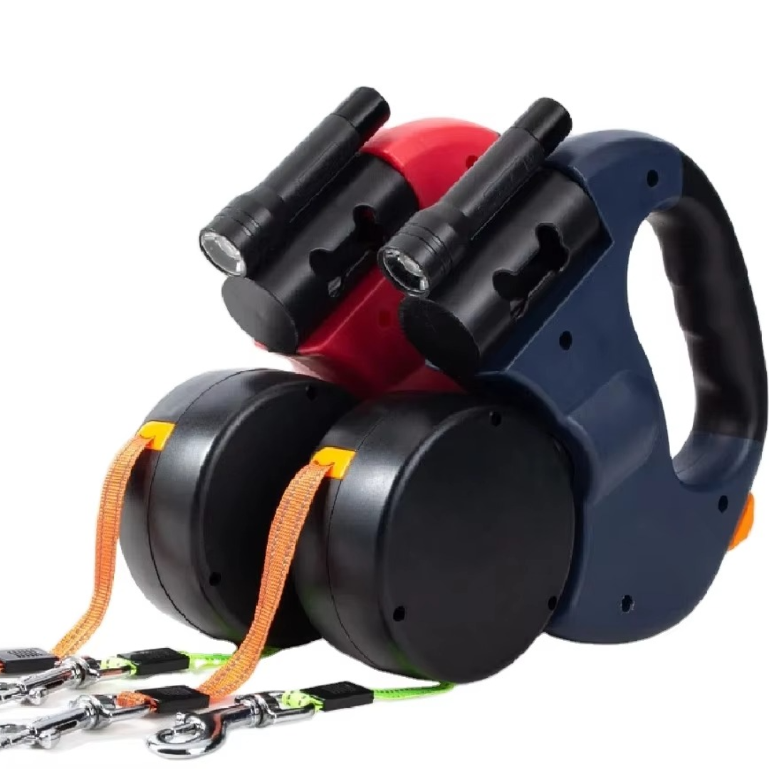 Tangle-Free Dual Dog Leash — Walk Two Dogs Effortlessly