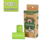 120 Biodegradable Poop Bags with Clip-On Dispenser for Dogs