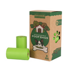 120 Biodegradable Poop Bags with Clip-On Dispenser for Dogs