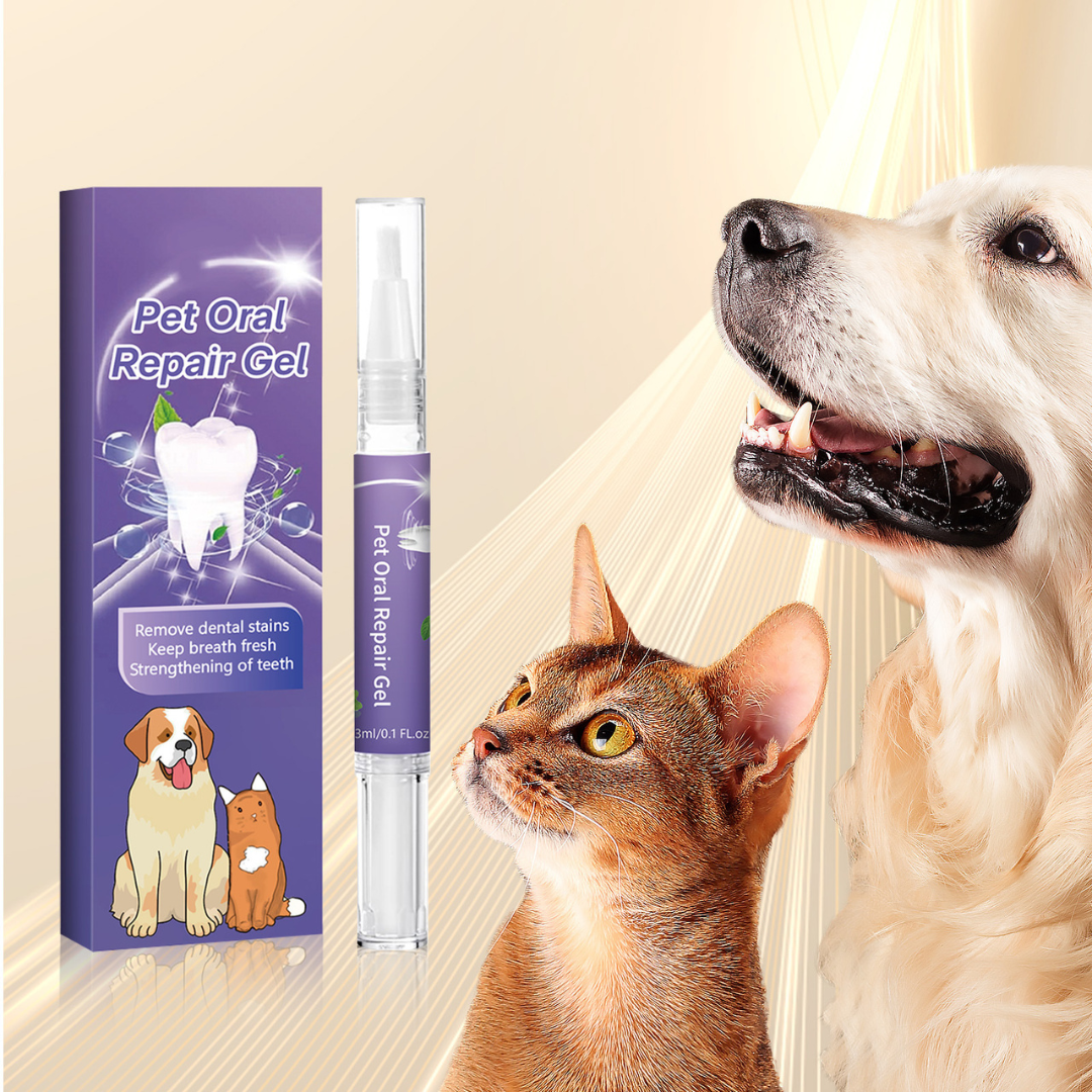 Pet Dental Care Gel Pen – Plaque & Tartar Remover for Dogs & Cats