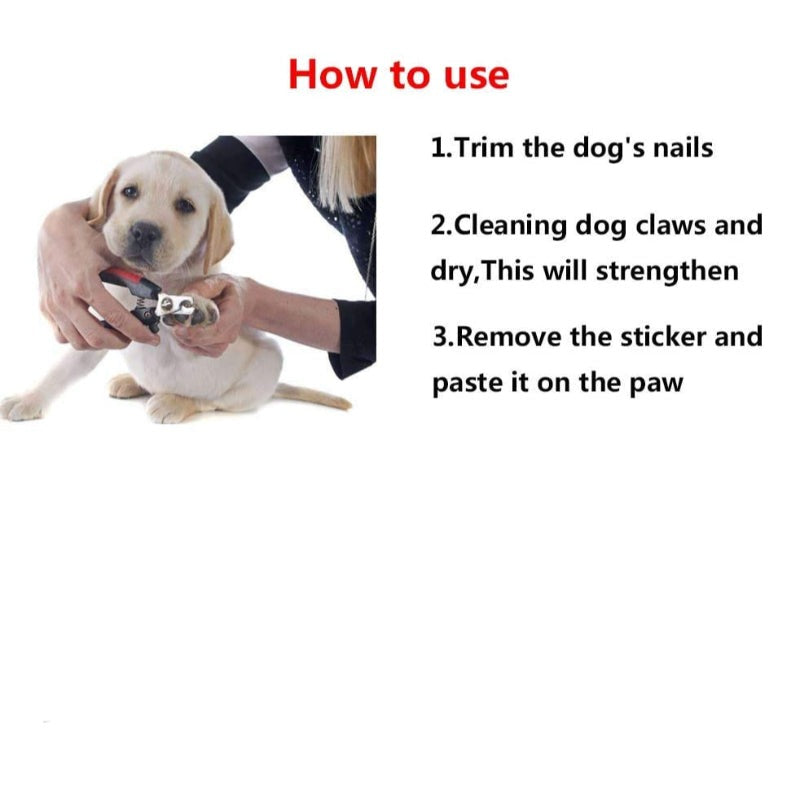 Dog Paw Protectors – Disposable Anti-Slip Booties with Self-Adhesive Grip