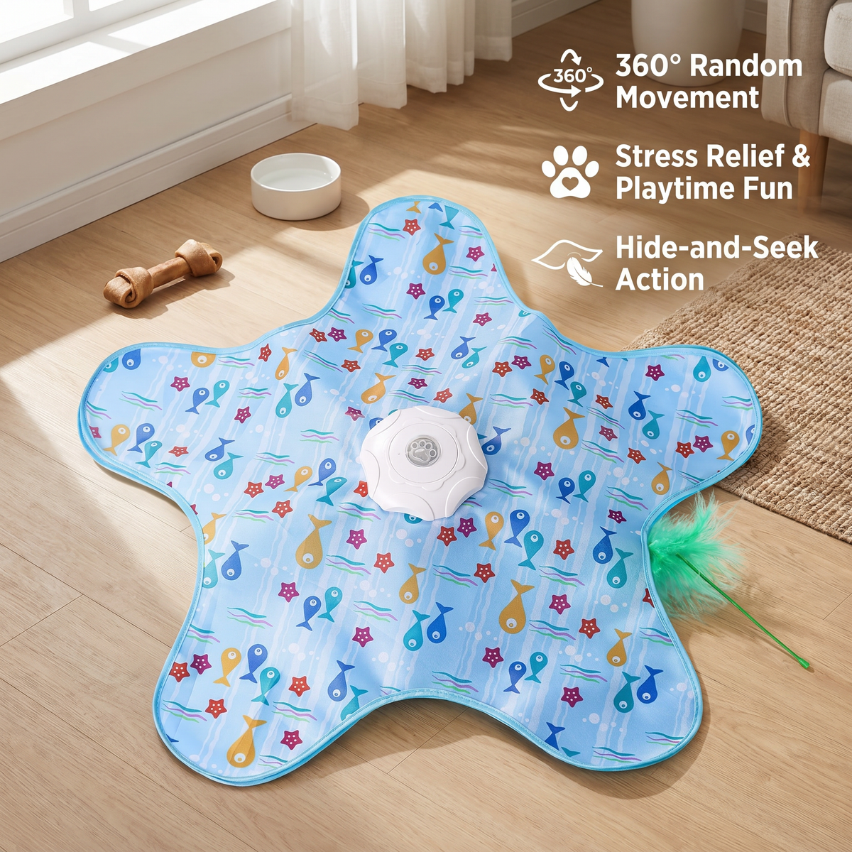 HuntingFun Dog Pro – Automatic Interactive Dog Toy for Mental Stimulation & Playtime Fun
