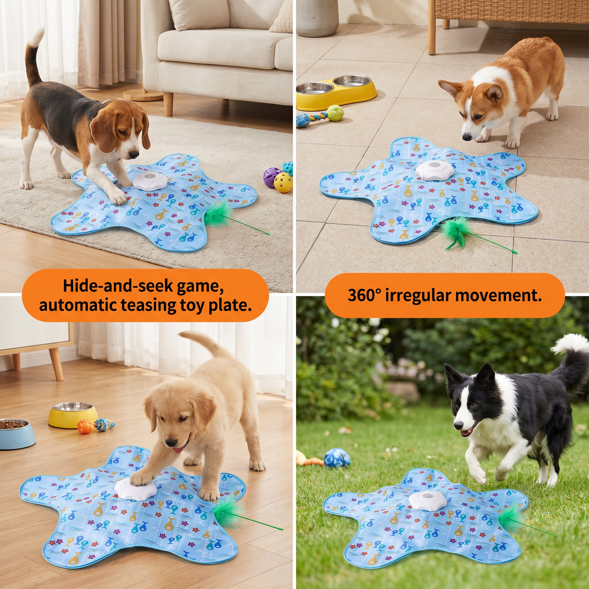 HuntingFun Dog Pro – Automatic Interactive Dog Toy for Mental Stimulation & Playtime Fun