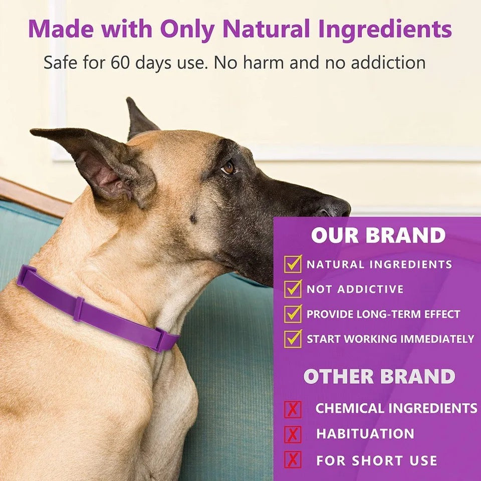 Pheromone Calming Collar for Dogs & Cats – Natural Stress Relief