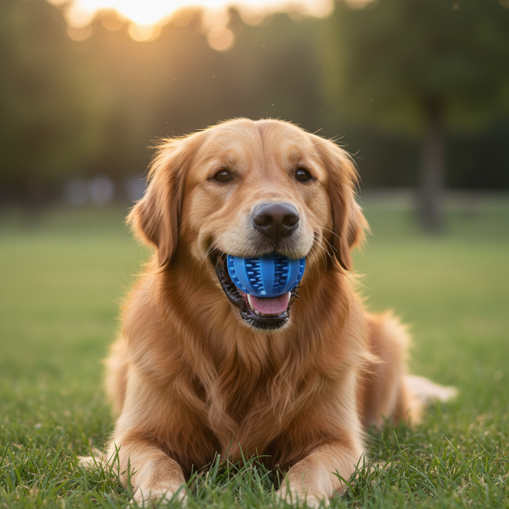 Interactive Dog Treat Ball – Rolling Puzzle Toy for Mental Stimulation & Slow Feeding