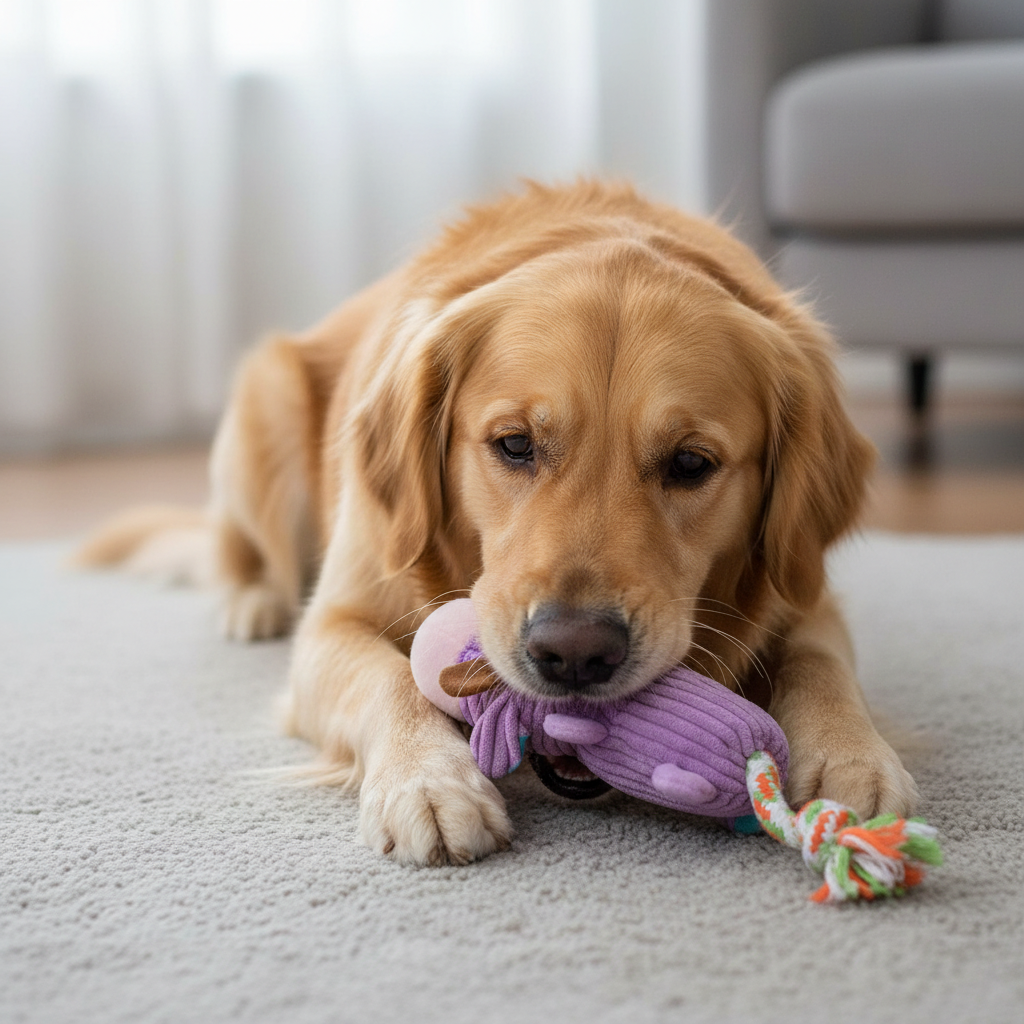 Interactive Dog Plush Toy – Chew-Resistant, Fun & Calming for Puppies & Adult Dogs