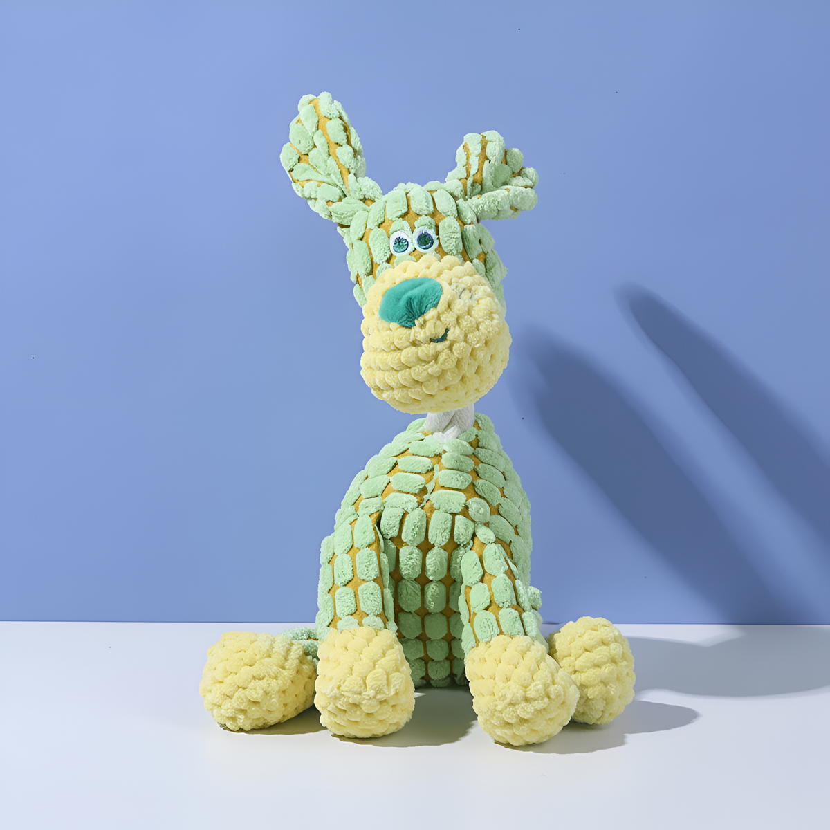 Soft Plush Dog Toy with Squeaker – Chew Toy & Interactive Play Buddy for Puppies & Dogs