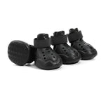 Pack of 4 Adjustable Dog Shoes — Lightweight Clog-Style Paw Protection for Walks & Outdoor Adventures