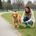 10 Rolls of Leak-Proof Dog Poop Bags – Thick, Tear-Resistant & Odor-Blocking (Black & Green)