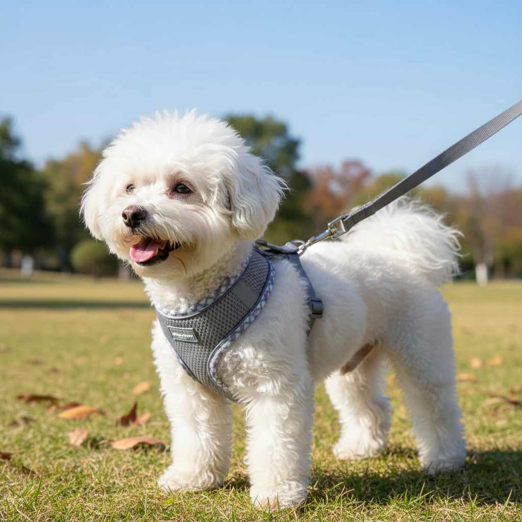 Breathable Mesh Dog & Cat Vest Harness – Reflective, Lightweight, No-Pull Walking Harness