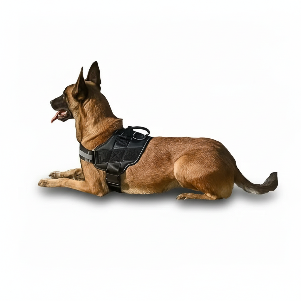 Reflective Adjustable Dog Harness with Matching Leash