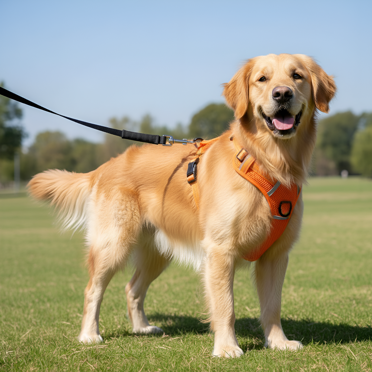 No-Pull Reflective Dog Harness – Adjustable Front-Clip Harness for Safe, Comfortable Walks