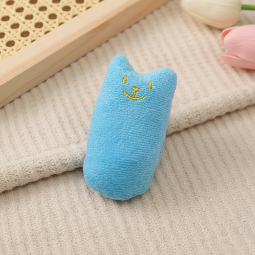 Adorable Cartoon Catnip Toy – Soft Plush Chew & Play Toy for Cats