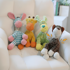 Soft Plush Dog Toy with Squeaker – Chew Toy & Interactive Play Buddy for Puppies & Dogs