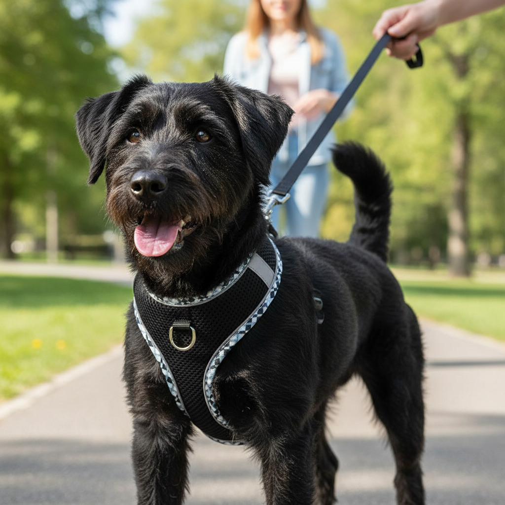 Breathable Mesh Dog & Cat Vest Harness – Reflective, Lightweight, No-Pull Walking Harness