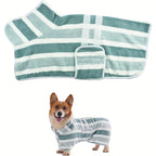 Super Absorbent Dog Bathrobe – Quick-Dry, Adjustable & Cozy