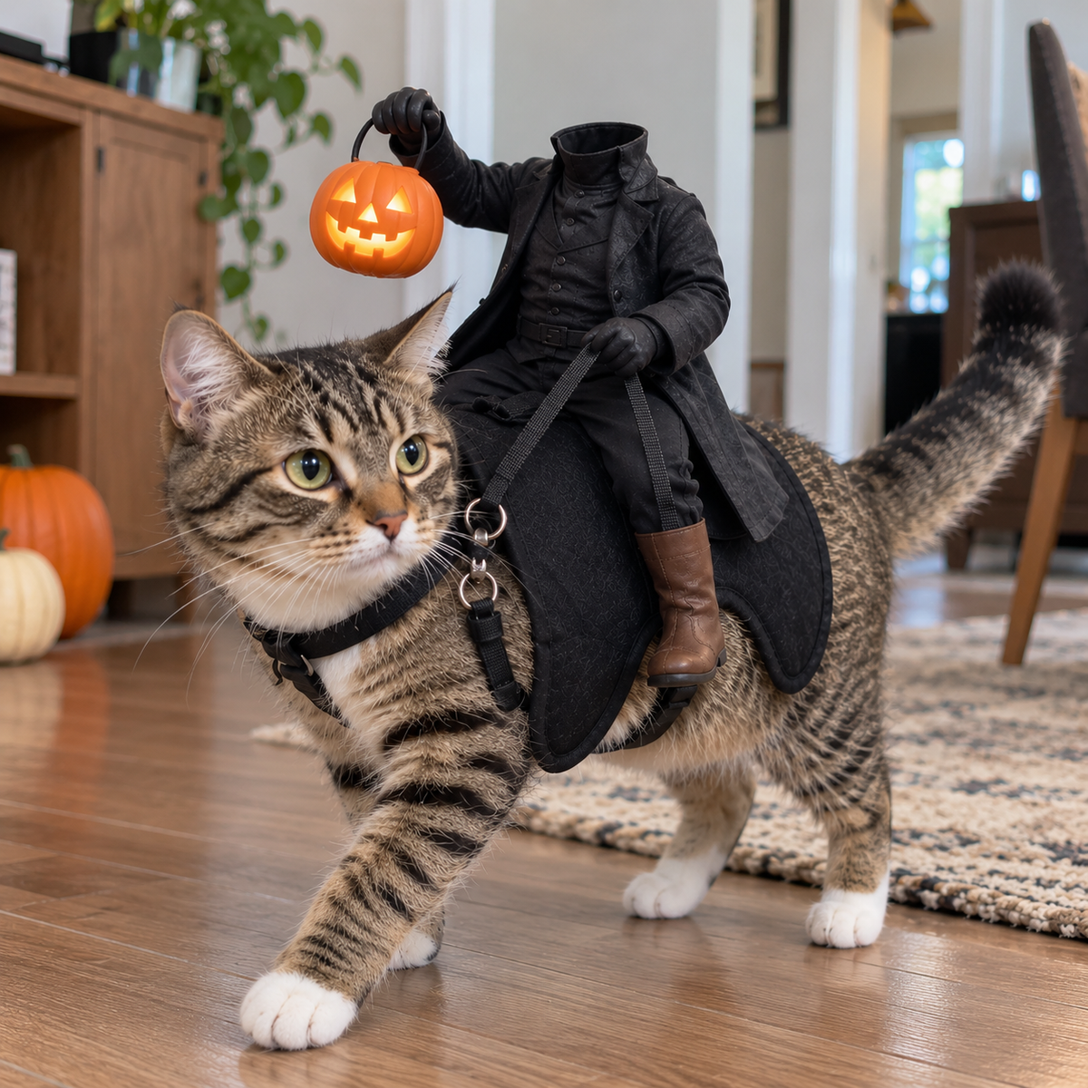 BooRider™ - Headless Horseman Halloween Pet Costume