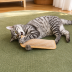2-Pack Soft Kitten Scratching & Kicking Toys – Plush Cat Toys with Sisal Scratcher Surface